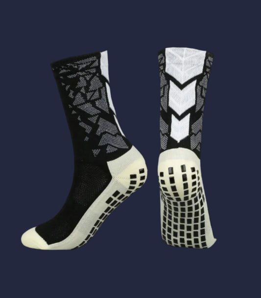 Black Breathable GRIP SOCKS